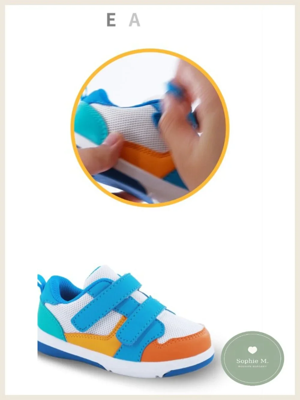 Toddler Kids Slip On Barefoot Sneakers Breathable Mesh Hook-and-Loop Non-Slip